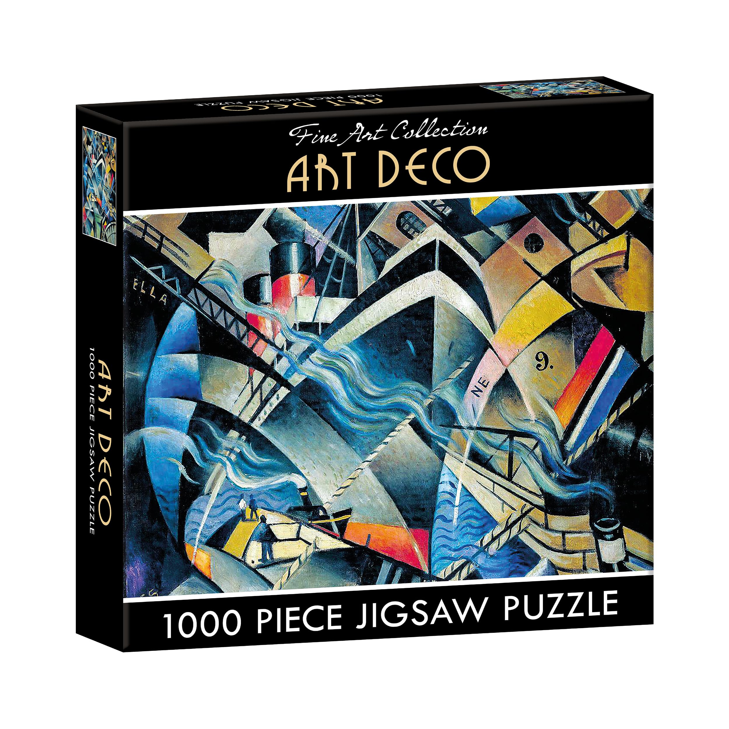 ERTE Three Graces 1000ピース ジグソーパズル アールデコ Amazon.com: TGSC | Art Deco - The Arrival 1000 Piece Jigsaw
